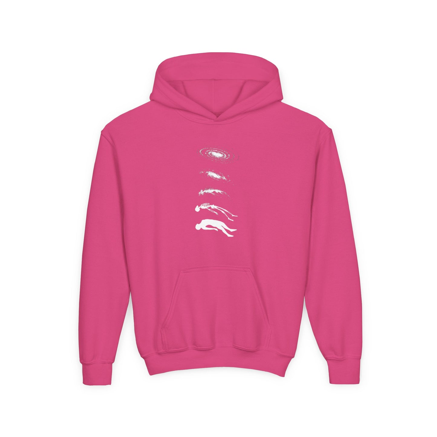 Galactic Evolution Youth Hoodie - Space Lover Gift, Cosmic Sweatshirt, Astronomy Apparel, Unique Gift for Kids, Trendy Hoodie