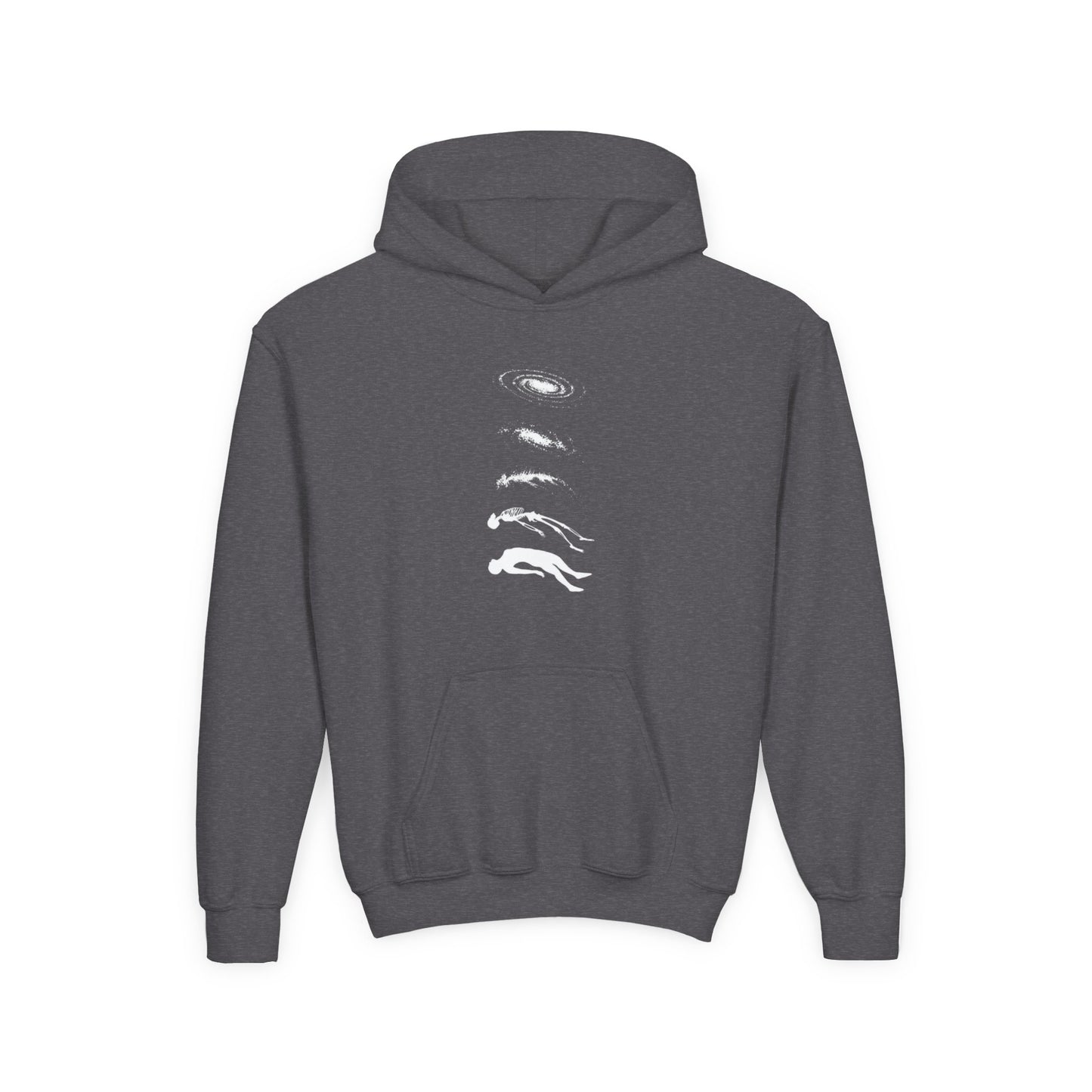 Galactic Evolution Youth Hoodie - Space Lover Gift, Cosmic Sweatshirt, Astronomy Apparel, Unique Gift for Kids, Trendy Hoodie