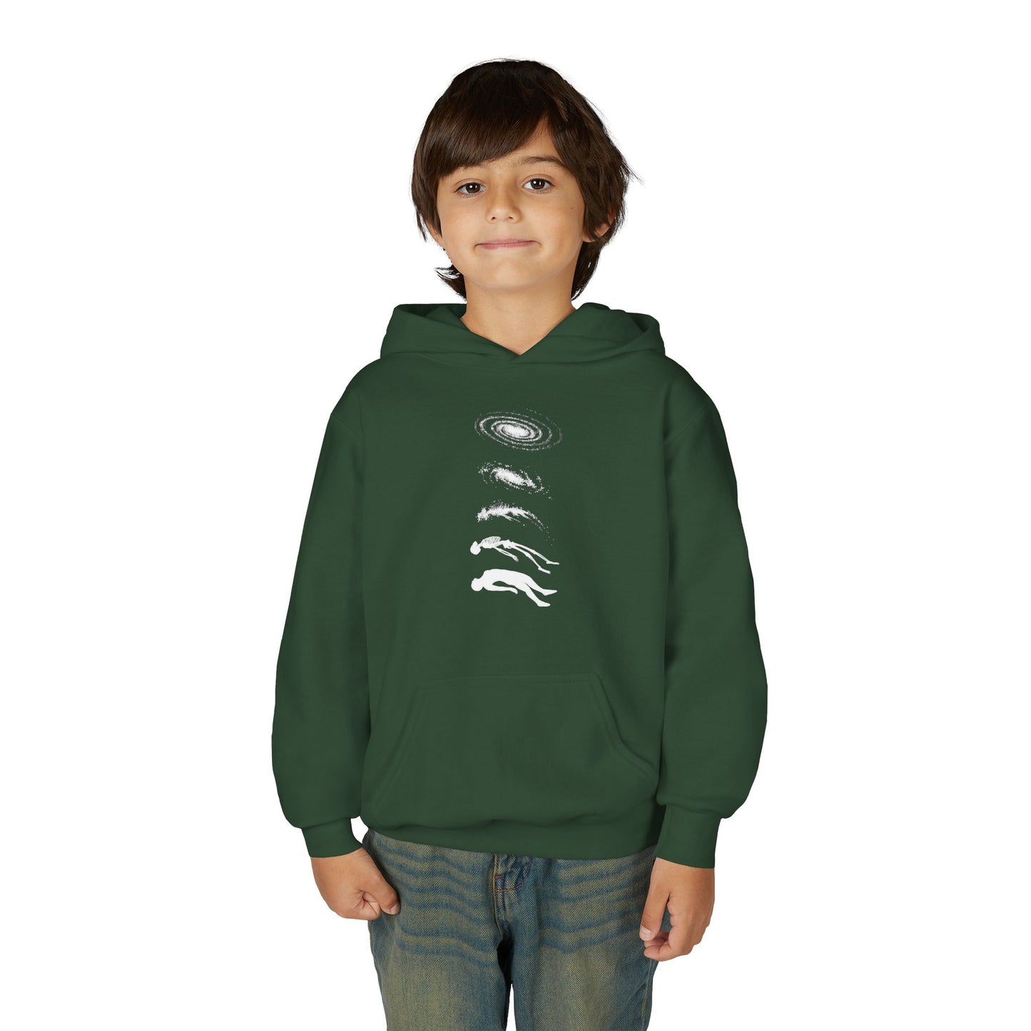 Galactic Evolution Youth Hoodie - Space Lover Gift, Cosmic Sweatshirt, Astronomy Apparel, Unique Gift for Kids, Trendy Hoodie
