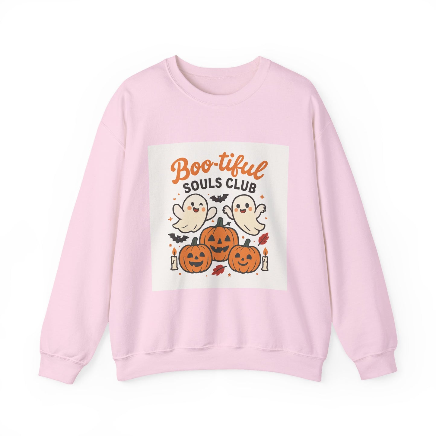 Boo-tiful Souls Club Unisex Crewneck Sweatshirt, Halloween Sweater, Fall Apparel