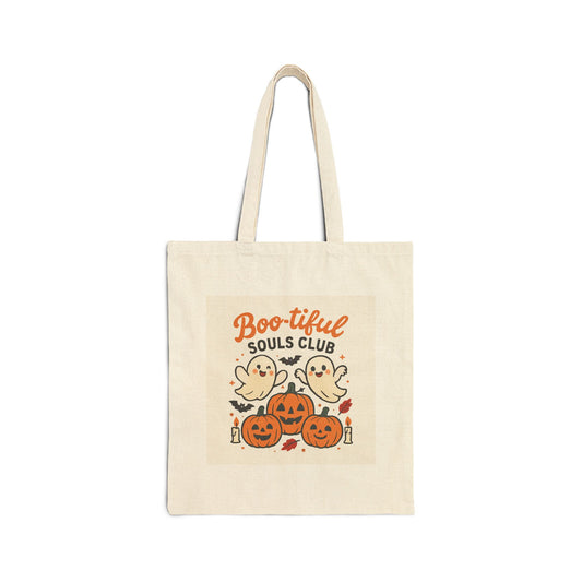 Boo-tiful Souls Club Cotton Canvas Tote Bag