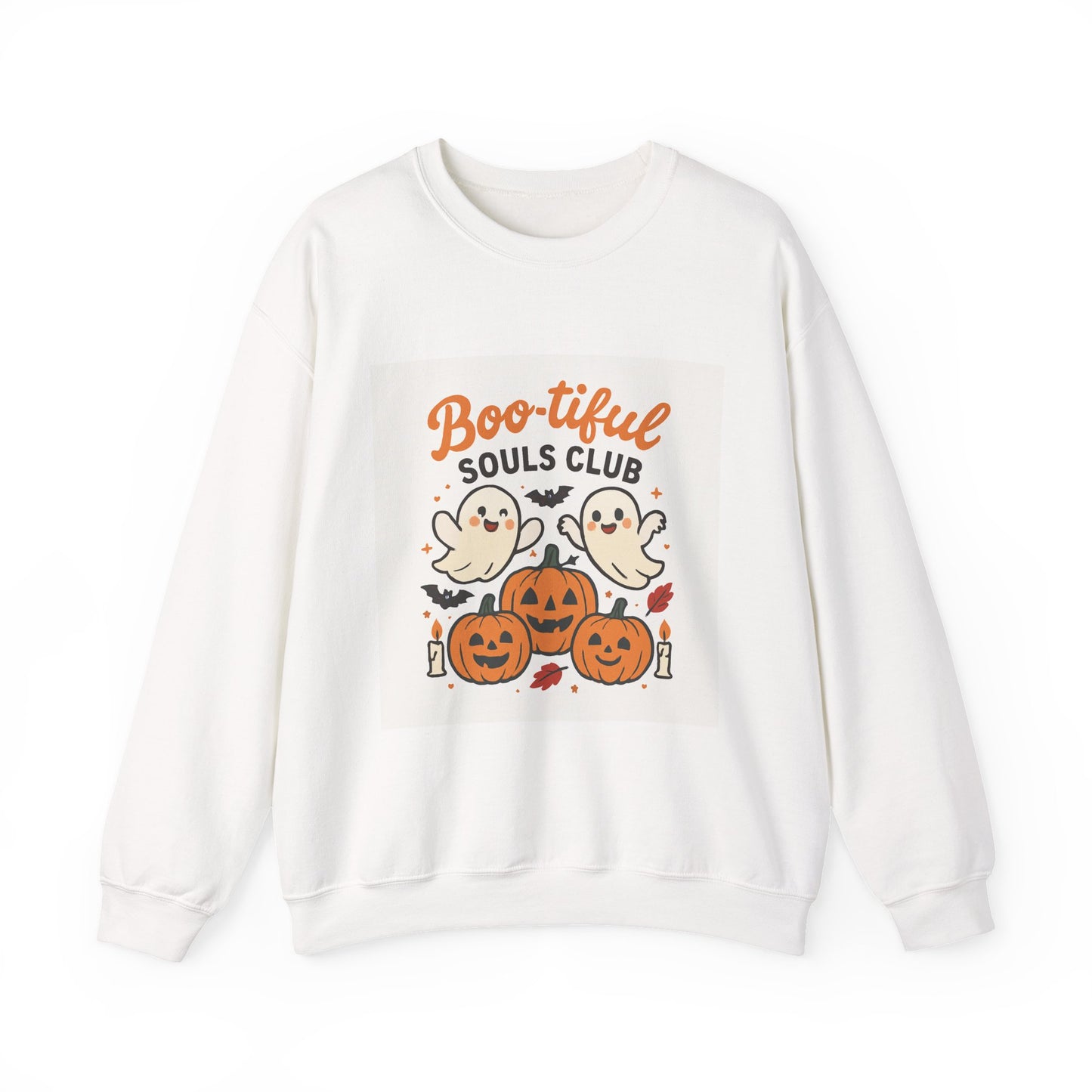 Boo-tiful Souls Club Unisex Crewneck Sweatshirt, Halloween Sweater, Fall Apparel