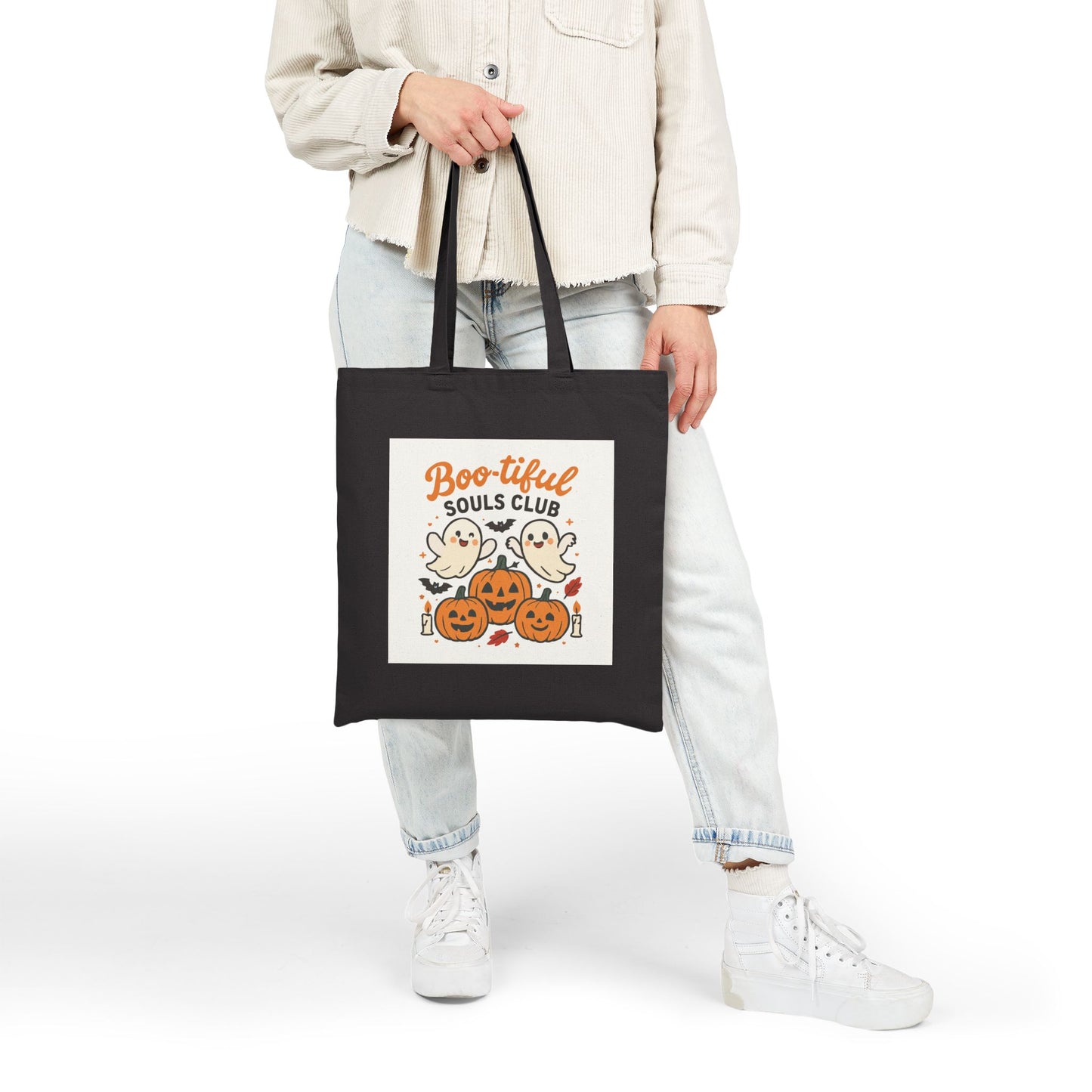 Boo-tiful Souls Club Cotton Canvas Tote Bag