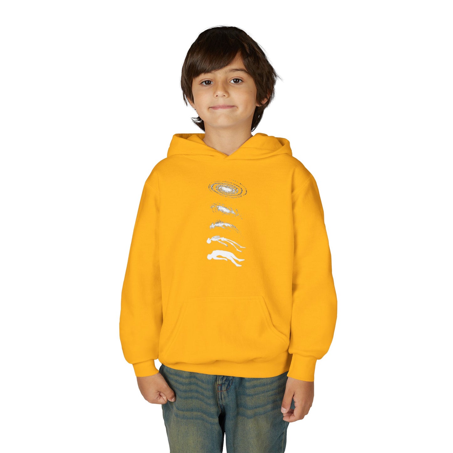 Galactic Evolution Youth Hoodie - Space Lover Gift, Cosmic Sweatshirt, Astronomy Apparel, Unique Gift for Kids, Trendy Hoodie