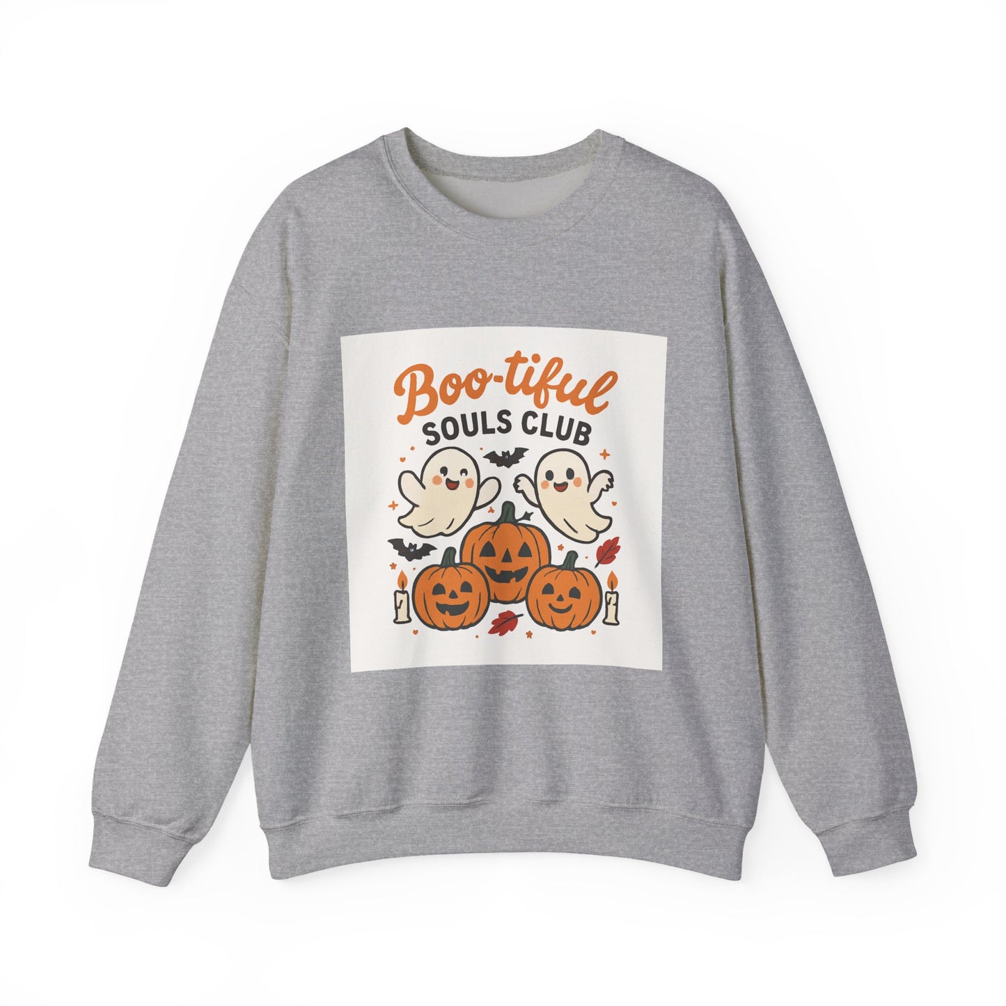Boo-tiful Souls Club Unisex Crewneck Sweatshirt, Halloween Sweater, Fall Apparel