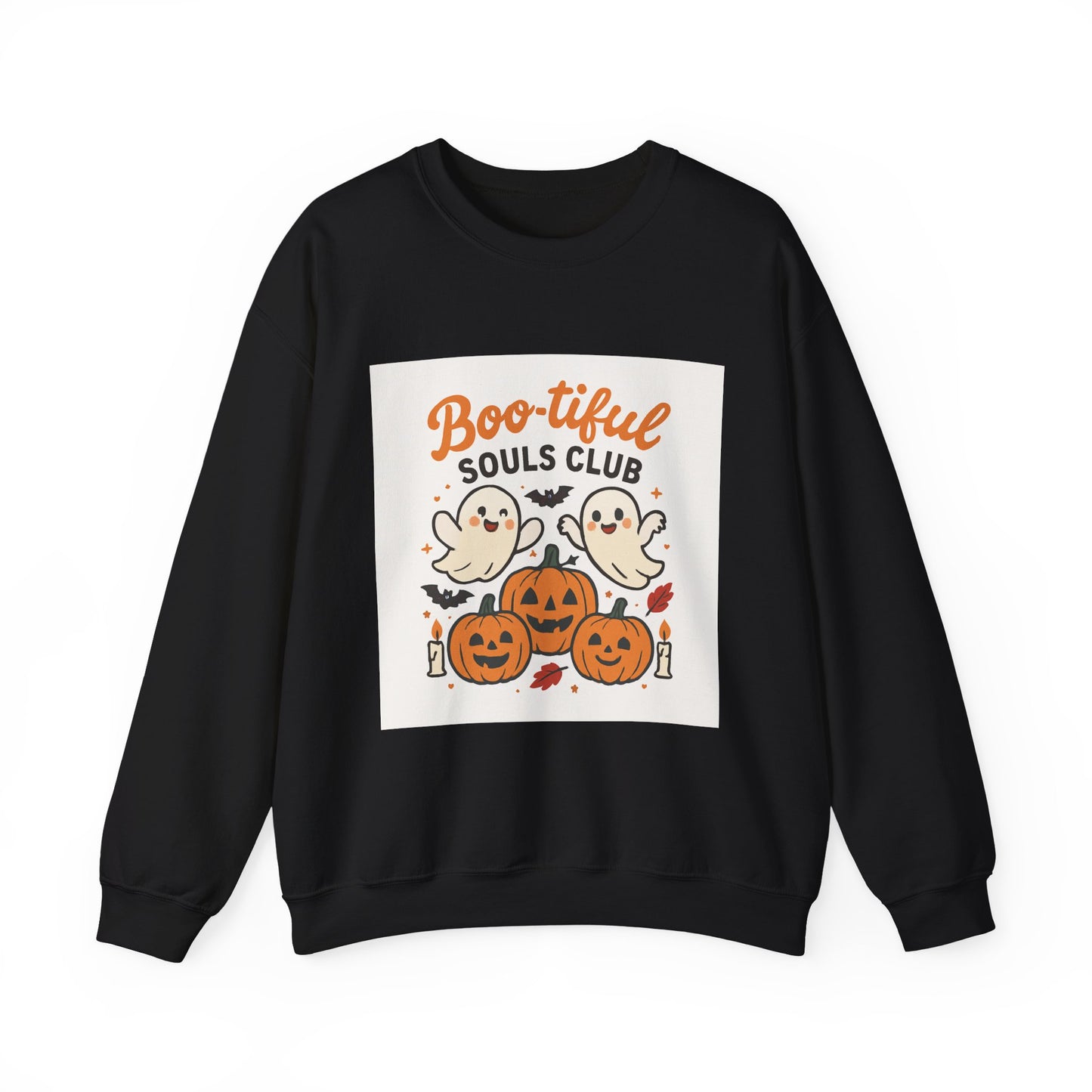 Boo-tiful Souls Club Unisex Crewneck Sweatshirt, Halloween Sweater, Fall Apparel