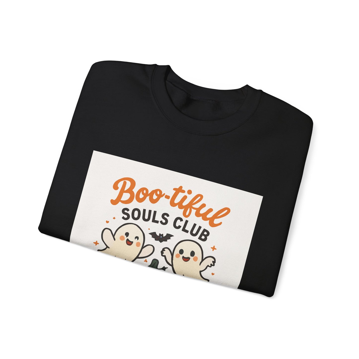 Boo-tiful Souls Club Unisex Crewneck Sweatshirt, Halloween Sweater, Fall Apparel