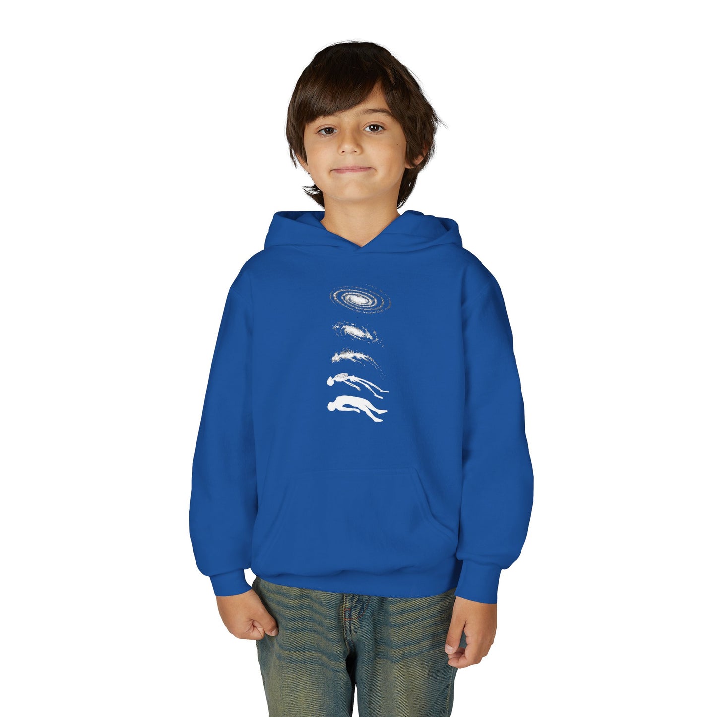 Galactic Evolution Youth Hoodie - Space Lover Gift, Cosmic Sweatshirt, Astronomy Apparel, Unique Gift for Kids, Trendy Hoodie