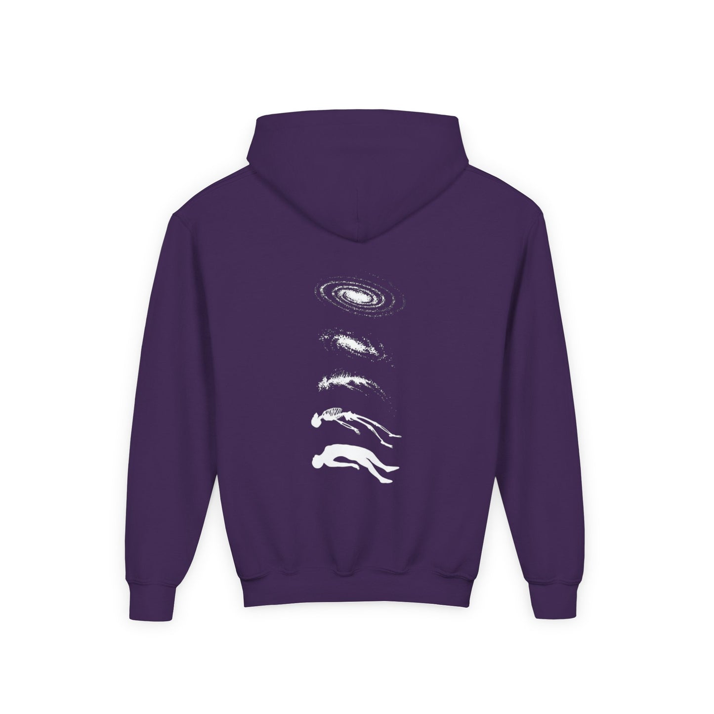 Galactic Evolution Youth Hoodie - Space Lover Gift, Cosmic Sweatshirt, Astronomy Apparel, Unique Gift for Kids, Trendy Hoodie