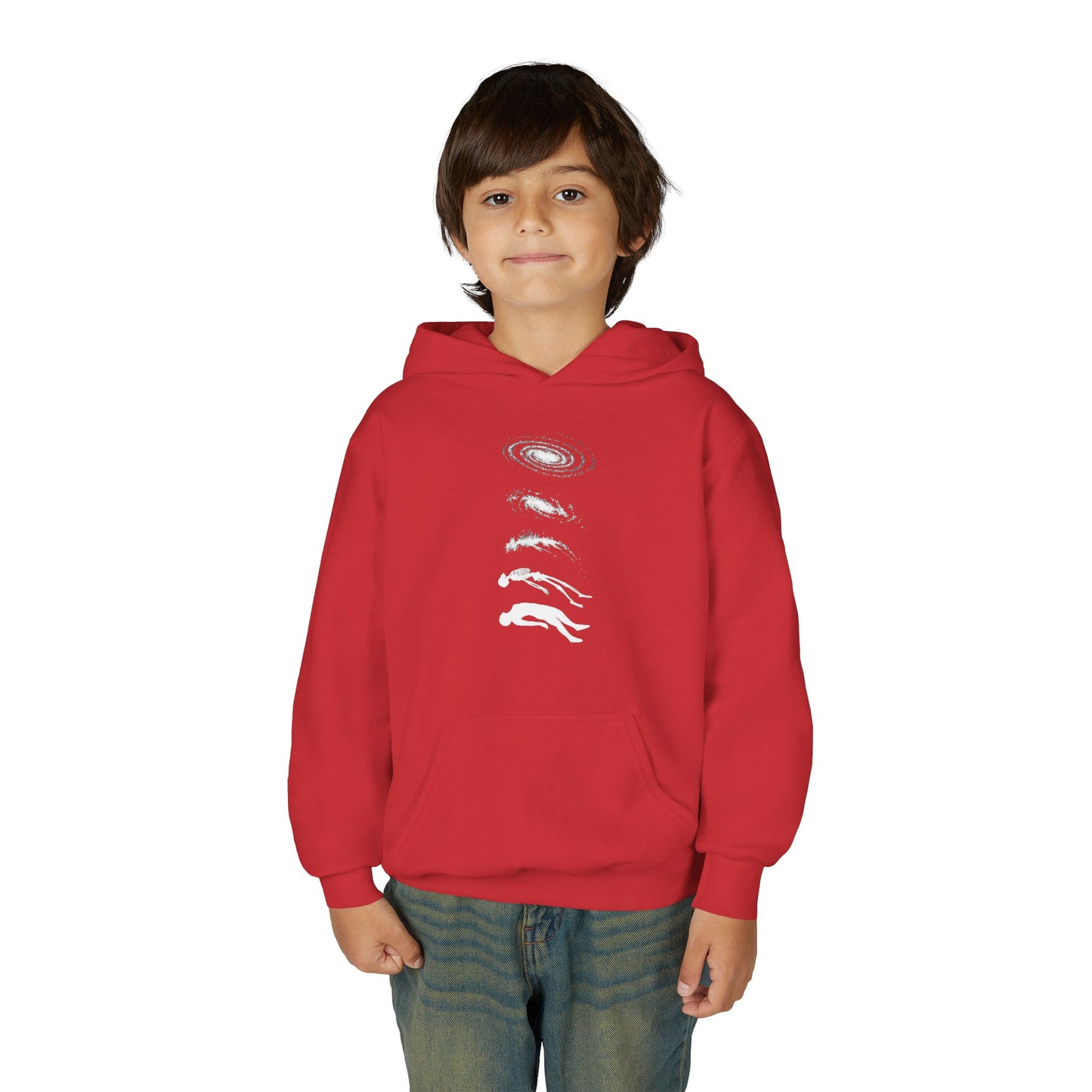 Galactic Evolution Youth Hoodie - Space Lover Gift, Cosmic Sweatshirt, Astronomy Apparel, Unique Gift for Kids, Trendy Hoodie