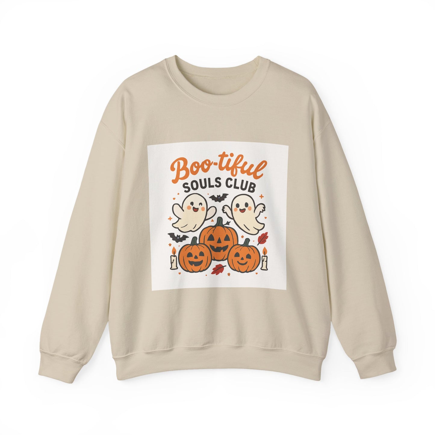 Boo-tiful Souls Club Unisex Crewneck Sweatshirt, Halloween Sweater, Fall Apparel