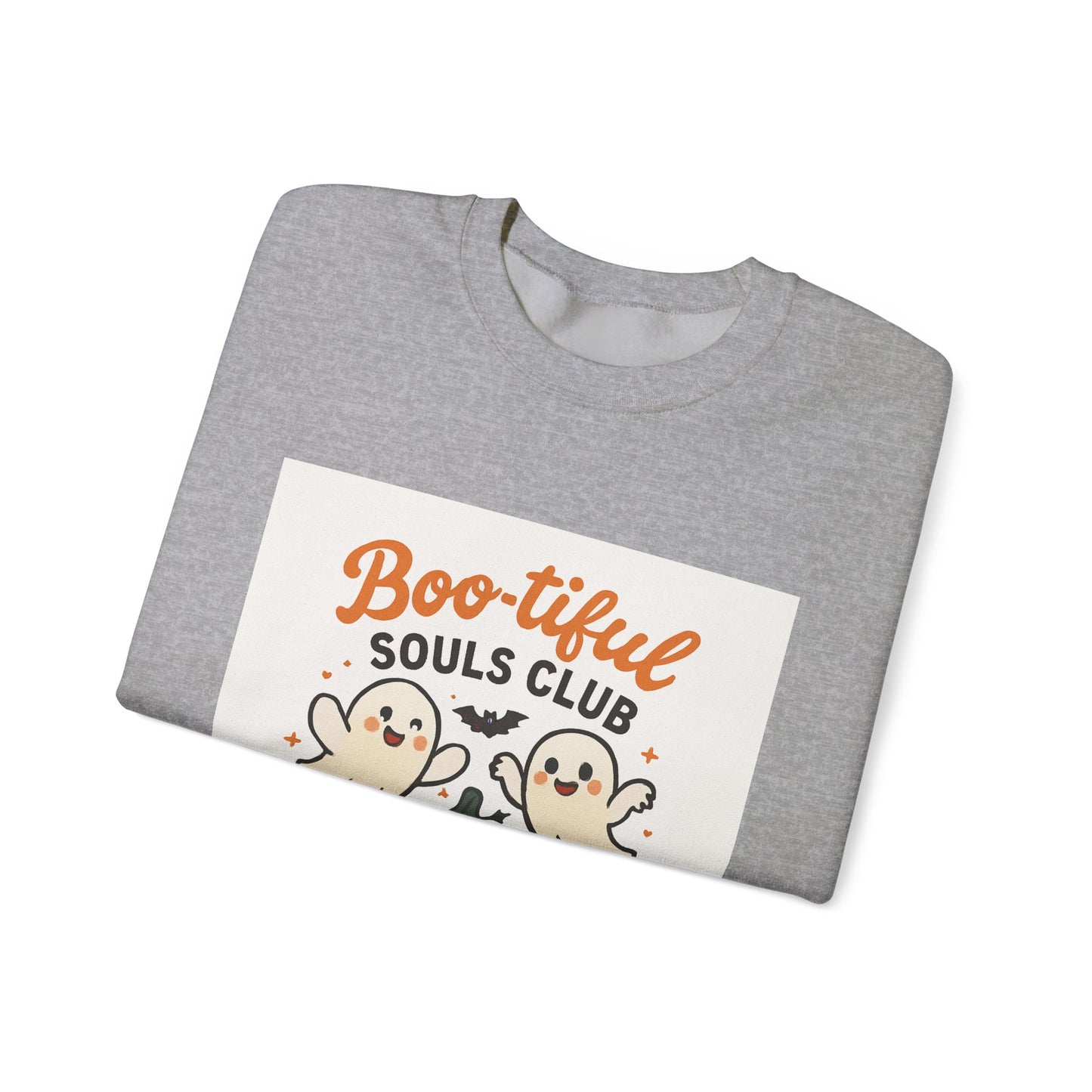 Boo-tiful Souls Club Unisex Crewneck Sweatshirt, Halloween Sweater, Fall Apparel