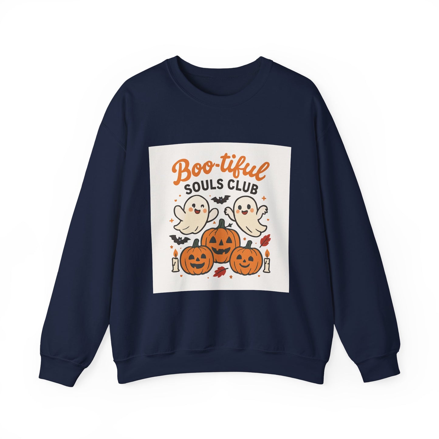 Boo-tiful Souls Club Unisex Crewneck Sweatshirt, Halloween Sweater, Fall Apparel