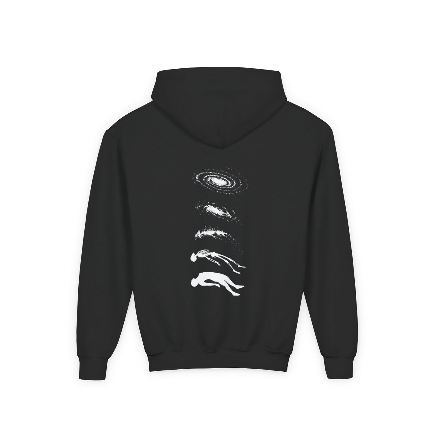Galactic Evolution Youth Hoodie - Space Lover Gift, Cosmic Sweatshirt, Astronomy Apparel, Unique Gift for Kids, Trendy Hoodie