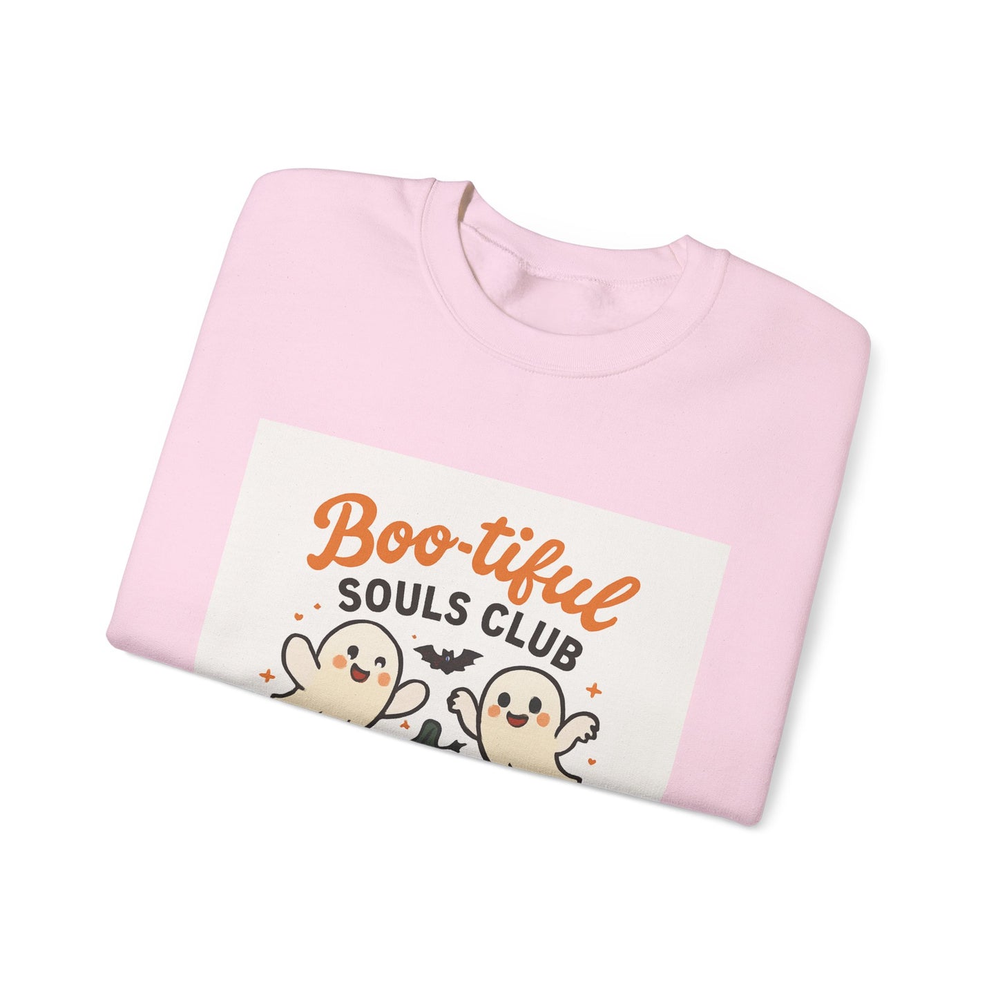 Boo-tiful Souls Club Unisex Crewneck Sweatshirt, Halloween Sweater, Fall Apparel