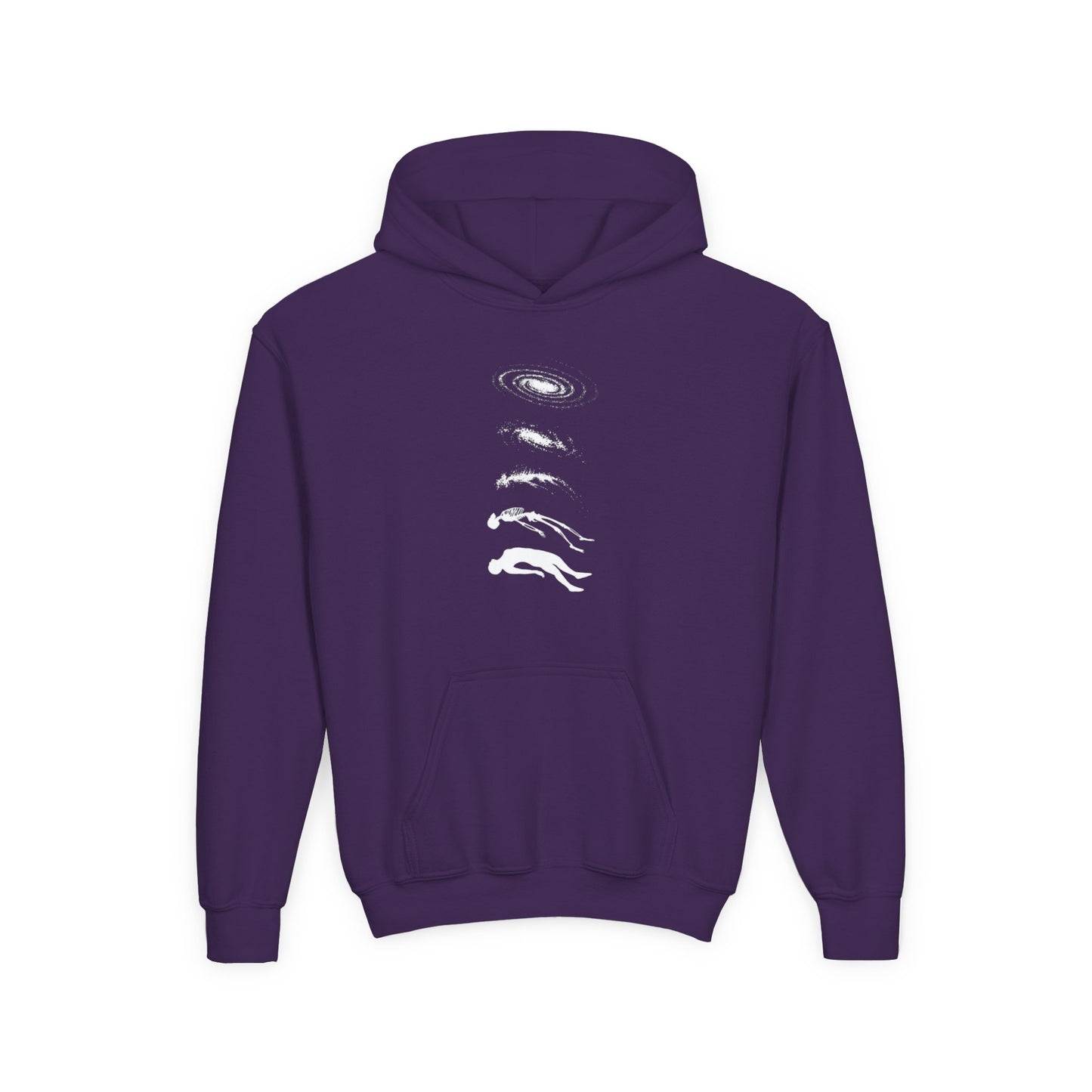 Galactic Evolution Youth Hoodie - Space Lover Gift, Cosmic Sweatshirt, Astronomy Apparel, Unique Gift for Kids, Trendy Hoodie