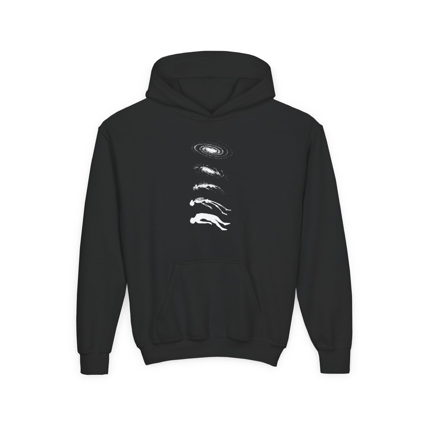 Galactic Evolution Youth Hoodie - Space Lover Gift, Cosmic Sweatshirt, Astronomy Apparel, Unique Gift for Kids, Trendy Hoodie