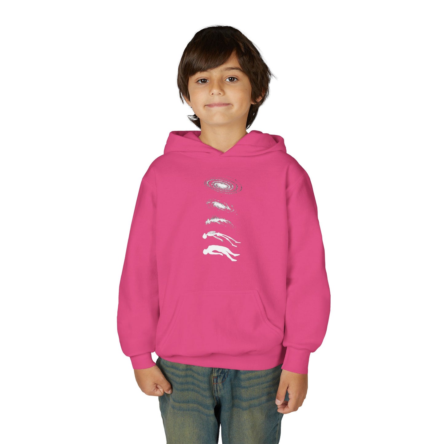 Galactic Evolution Youth Hoodie - Space Lover Gift, Cosmic Sweatshirt, Astronomy Apparel, Unique Gift for Kids, Trendy Hoodie